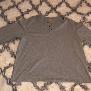 Grey Men's button shirt
